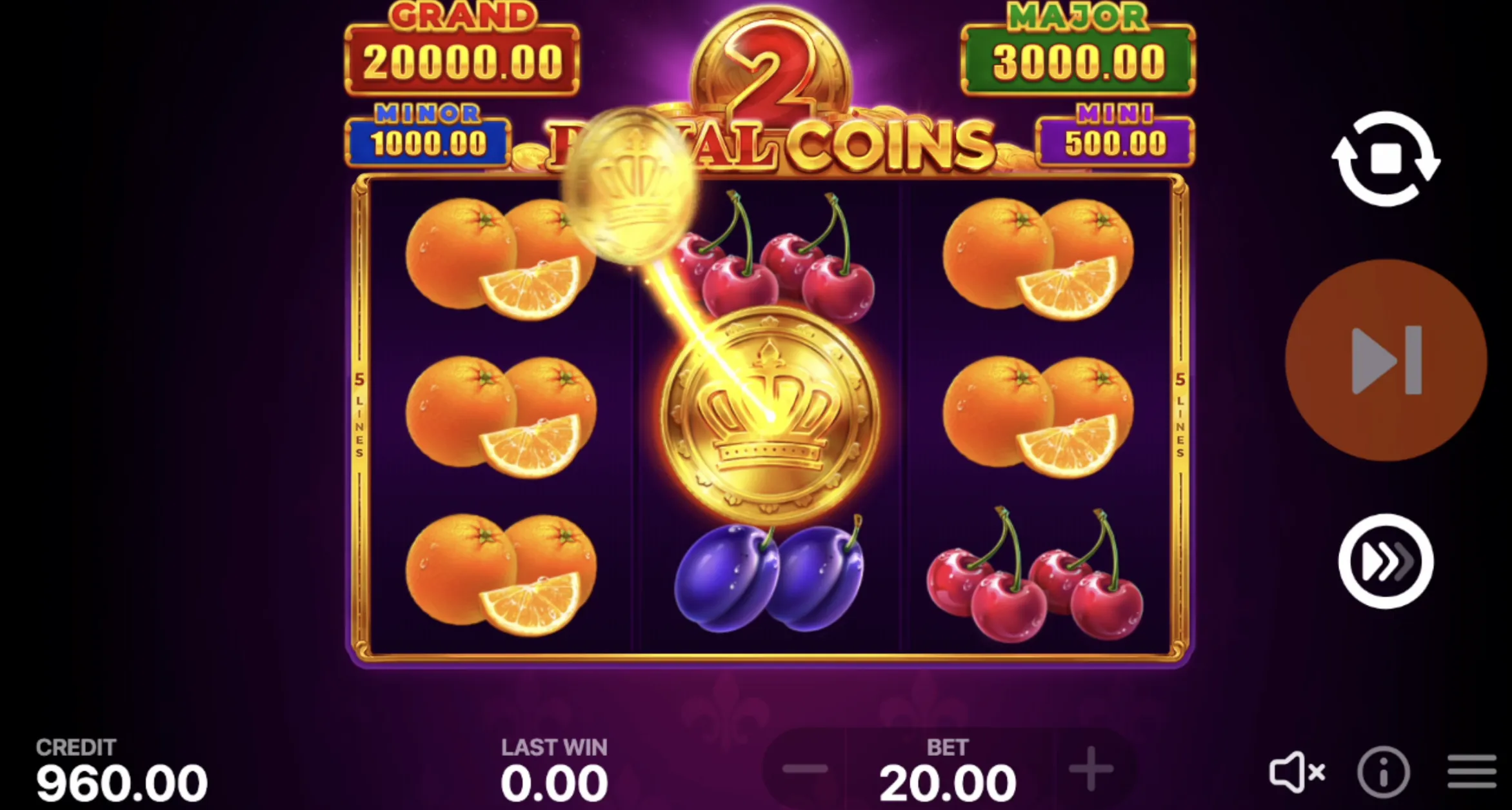 Royal Coins 2: Hold and Win Slot